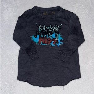 Kiss gray 18-24 month Graphic Long Sleeve Shirt